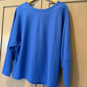 Vibrant Blue Long Sleeve Women's Top